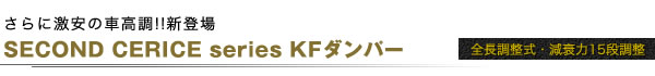 SECOND CERICE series KFダンパー